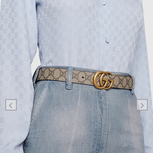 Gucci Accessories - Authentic Gucci Marmot Reversible Belt 105